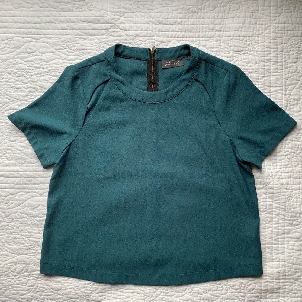 ASTR Nordstrom Structured Cutout Top